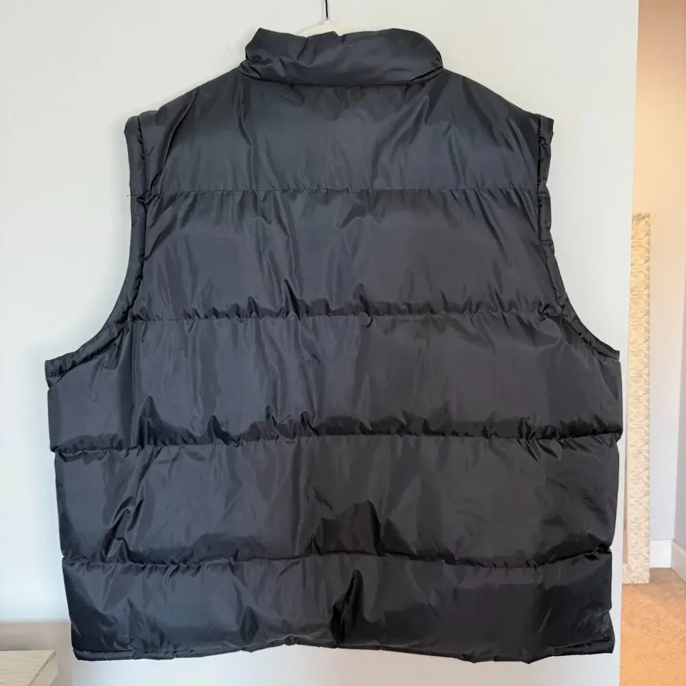 US Polo Assn. Mens Signature Zip Up Puffer Vest Size 2XLT Navy Blue Preppy